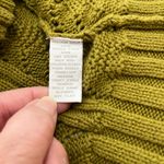 Charter Club  Cowl Neck Sweater in Olive Sz M Photo 6