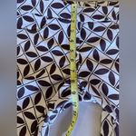Trina Turk Cotton Capri Pants Check Print Black / White Geometric Pattern Size 2 Photo 6