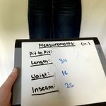 Time and Tru dark wash blue jeans women's size 32 inches casual comfort denim Photo 3