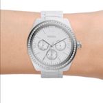 Fossil  CALEIGH MULTIFUNCTION WHITE ACETATE WATCH Photo 1