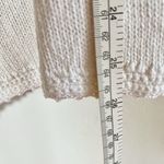 Carolyn Taylor VTG  White Knit Scoop Neck Short Sleeve L  90s Foral Embroidery Photo 5