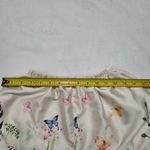 Women’s Satin Shorts Cottagecore Fairy Garden Butterfly Floral Sleep sz Small Photo 3