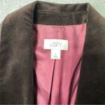 Loft Ann Taylor Velvet Blazer Jacket One Button Size 0 Photo 10