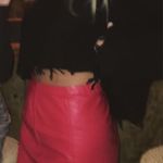 red leather skirt Photo 0