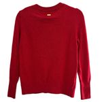 Barbour Heritage Sweater Wool Cashmere Red Knit Gold Buttons Preppy Women’s Sz 6 Photo 8