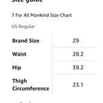 7 For All Mankind Gwenevere Jeans Womens Size 29" Waist Blue Zip Up Mid Rise NWT Photo 5