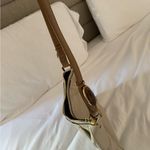 Chloé Chloe Cream Brown Stone Detailing Bag Purse Leather Quiet Luxury Photo 3