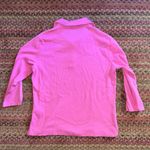 draper's & damon's  PINK PREPPY QUARTER BUTTON BLOUSE Photo 4