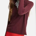 Bandier All Access Unison 1/4 Zip Up Long Sleeve Pullover in Port Royale Red Size M Photo 3