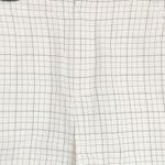 Joie Womens Shorts Sz 4 High Waist Dressy Plaid Ivory Career Work Wear Corporate Photo 4