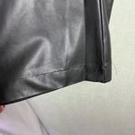 Maeve Anthropologie The Colette Cropped Wide Leg Faux Leather Pant In Black 32P Photo 11