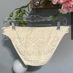 Xhilaration Bikini Bottoms Beige Cream Crochet Lace Womens Large New Photo 4