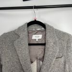 Reiss Women's Gray Wool Blend Evan Single Breated Blazer Coat Size 2 Photo 6