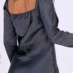 Princess Polly  Black Star Power Silk Mini Dress Size 4 Photo 1