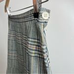 French Connection  Vintage 70s School Girl Pleated Plaid Mini Skirt Photo 2