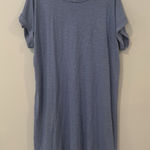 Eileen Fisher  Large Tunic Top T Shirt Dress Cover UP Short Sleeve Side Slits Photo 0