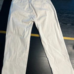Charter Club Classic Fit Pants Cream w/White Pinstripe Size 6 Photo 9