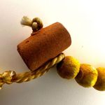 Yellow and green beaded necklace Photo 7