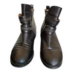 Gentle Soul Barnaby Leather Zip Buckle Bootie Size 6.5M Western Cowboy Black Photo 1