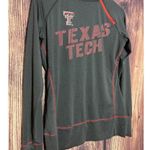 VINTAGE Texas Tech University Sweatshirt Women Small Black Red Long Sleeves Photo 1