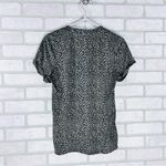 Anthropologie t.LA Gray Animal Print Short Sleeve Tee Size S Photo 7