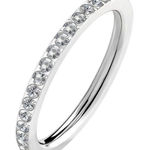 New stainless steel‎ eternity ring size 9 Silver Photo 0