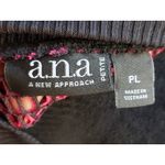 a.n.a  Bomber Jacket Womens PL Pink Black Mesh Polyester Long Sleeve Full Zip Photo 2