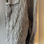 Free People Women’s Striped Long Sleeve Button Down Shirt Size S.P. Small Petite Photo 13