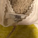 True Craft Cream lace trim graphic tank top never worn Photo 3