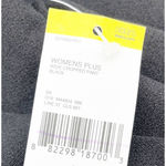 NEW Simply Emma Plus Size Wide Leg Gaucho Cropped Pant Black Classic Photo 10