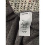 J Crew Small Gray Sweater Tweed Front Merino Wool Graphite Long Sleeve Crew Photo 7
