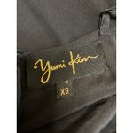 Yumi Kim Black 100% Silk Sleeveless V Neck Drape Cami Mini Sheath Dress Size XS Photo 2