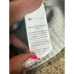 Dazy Women's Beige Black White Striped V Neck Sweater Vest Large Photo 5