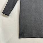 Gap  Medium Dress Gray Boatneck Midi Long Sleeve‎ Party Formal Neutral Stretchy Photo 4