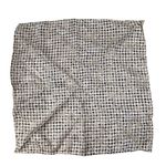 100% Silk 11.5" Square Scarf Women Handkerchief Purse Scarf Polka Dot Italy Photo 1