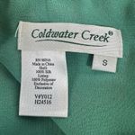 Coldwater Creek  Silk Maxi Skirt Size S Green Sequin Forest Fairy Goblin Boho Y2K Photo 7