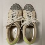 Crown Vintage women’s Size 7 Kalinda silver glitter & cheetah tennis shoes White Photo 2