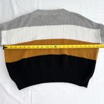 Ambiance Apparel Crew Neck Sweater Color Block On The Way Sweater Brown Photo 5
