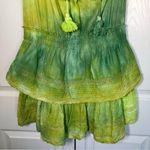 Love Shack Fancy LIMITED EDITION Green Gwen Ruffle Mini Dress Size L Photo 4