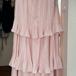 Azazie Atelier Isla Powder Pink Maxi Dress Photo 9
