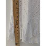 SheIn Women's Mini Dress She In White Cotton Puff Short Sleeve Size Medium Photo 8