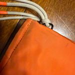 adolfo dominguez orange pouch makeup bag clutch stylish functional trendy Photo 4