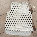 Rose + Olive Like new  women Polka Dot Sleeveless Top size M Photo 0