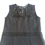 Tory Burch  Adriana Black Sleeveless Wool Silk Lace Dress Sheath Size XS Women's Photo 6