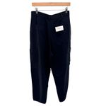 AG Adriano Goldschmied  Renn Utility High Rise Barrel Cargo Pants Black 28 NWT Photo 6