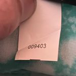 Lane Bryant  Sleeveless Ruffle Front Dress Abstract Print Teal White 14/16 Photo 4