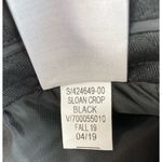 Soft Surroundings New Banana Republic Sloan Crop Black Pant Womens Size 00P Mid Rise Casual Career Photo 5