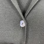 Max Mara Max Mara Women's L Italy Wool Knit Blazer Long Cardigan Coat Black 100% Wool Photo 4