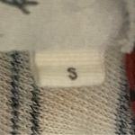 SATURDAY SUNDAY/ANTHROPOLOGIE cream cardigan with grey/slate stripes. Small. EUC Gray Photo 10