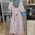 Hill House 💕💕 The Ophelia Midi Dress ~ Sea Creatures Lavender Medium Photo 13